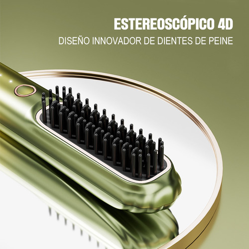 Cepillo De Pelo Eléctrico Recargable Por Usb,calefacción Mch