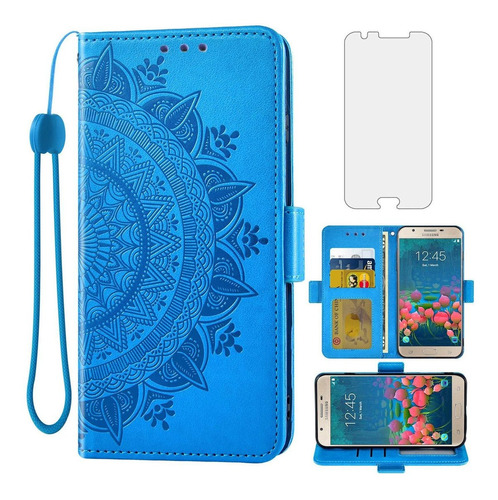 Asuwish Compatible Con Samsung Galaxy J5 Prime 2016 Funda Ti