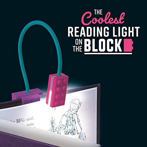 Luz De Libro Blocky Morada, Ideal Niños, Luz De Lectur...