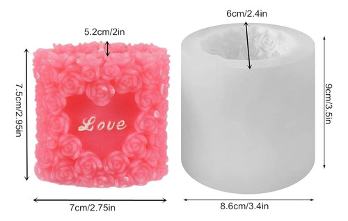 Moldes De Silicona 3d Para Velas De Silicona, Moldes De Jabó