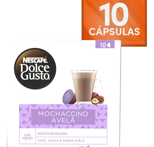 Cápsulas De Café Dolce Gusto, Mochaccino Avellanas