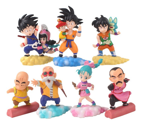 Figura Muñeco Set Dragon Ball Goku Anime Coleccion Juguete 