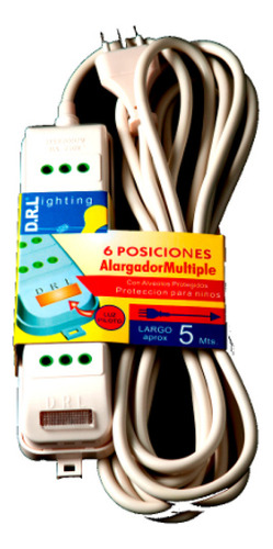 Alargador Multiple 4x1.5 Mts + 2 Usb Drl