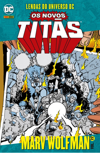 Novos Titãs Vol. 22: Lendas do Universo DC, de Wolfman, Marv. Editora Panini Brasil LTDA, capa mole em português, 2022