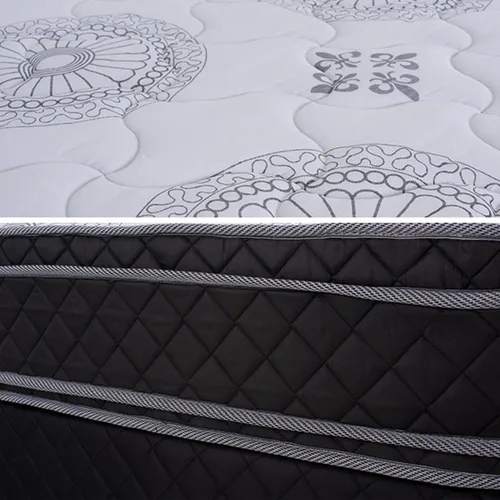 Colchon 2 Plazas Ortopedico Espuma 120kg Alta Densidad Fa Color Gris