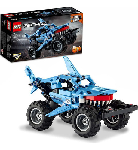 Lego Technic  2 En 1 Monster Jam Megalodon  260 Piezas 42134