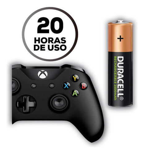 4 Cargadores Duracell C/4 Pilas Recargables Aa De 2500mah Cu