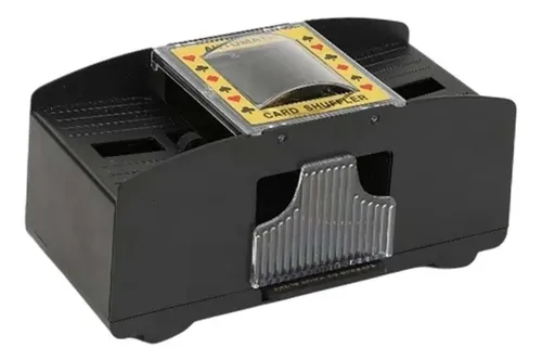 Barajador Automático De Cartas Eléctrico – Recargable 2000mAh, Silencioso, Para 1-2 Barajas, Compatible Con Póker Y UNO