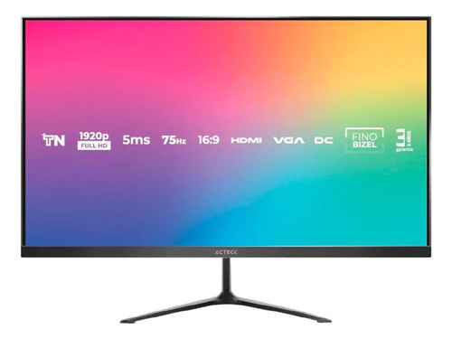 Monitor Acteck Captive Vivid Sp270 27  Full Hd Hdmi Vga