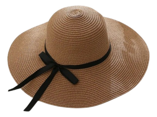 Sombrero Elegante De Paja Para Mujer 