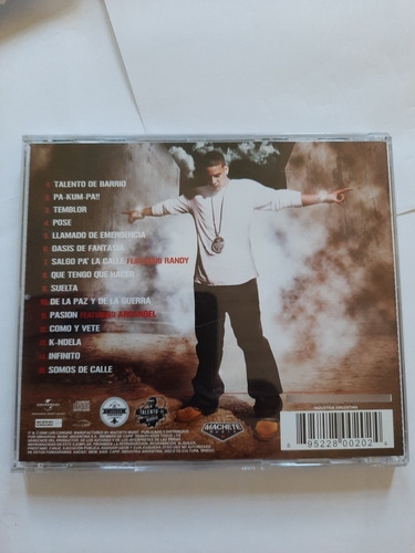Daddy Yankee / Talento De Barrio / Cd - Original