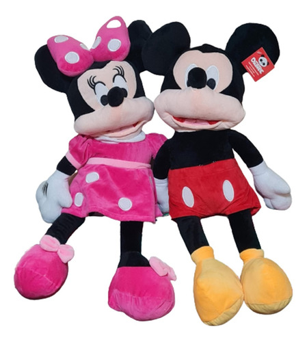 Mickey Y Minnie Peluche Grandes 58cm  Parejita Excelente