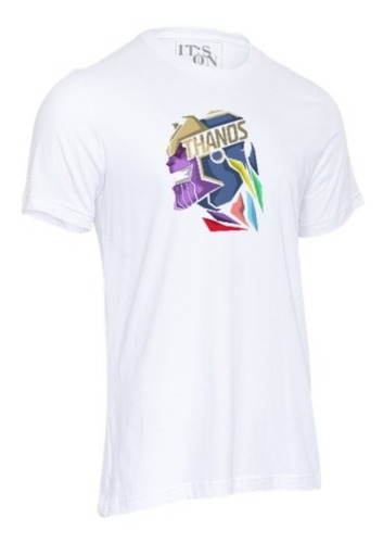 Playera Thanos Minimalista. Colores Gemas Infinito. Avengers
