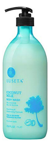 Gel Para Baño Y Ducha - Luseta Leche De Coco Body Wash, Suav