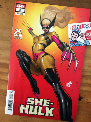 Comic - She-hulk #2 Wolverine Gwen Stacy X-23 David Nakayama