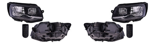 (par) Faros Elec C/motor P/foco H4 Vw Transporter 2017 Depo