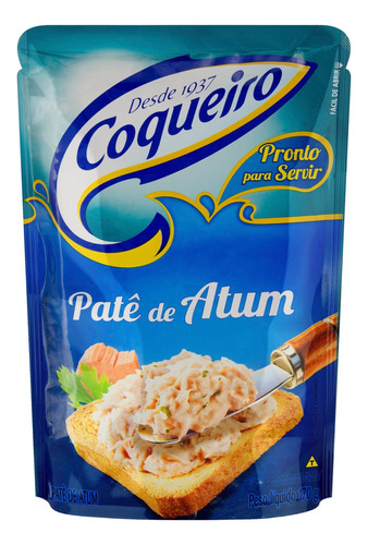 Patê de Atum Coqueiro Sachê 170g