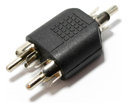 5 Adaptadores 2 Rca Macho A 1 Rca Macho Plug Divisor