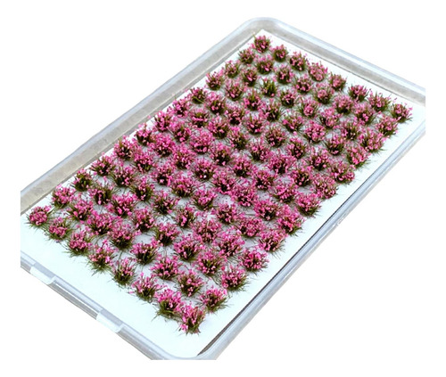 Racimo De Flores En Miniatura Mechones De Hierba Rosado