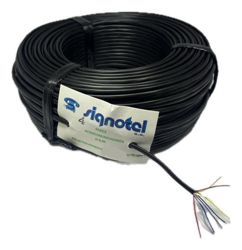 Cable Portero 4 Pares Exterior Ideal Commax Rollo X100mts