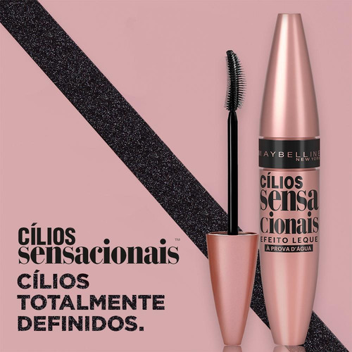 Rímel Maybelline Cilios Sensacionais À Prova D'água