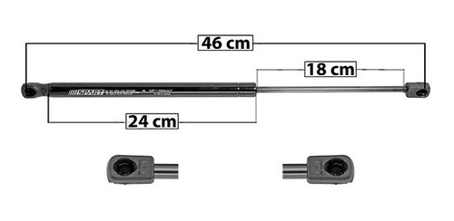 Un Amortiguador Cofre Izq/der Spart Dodge Ram 2500 09/18