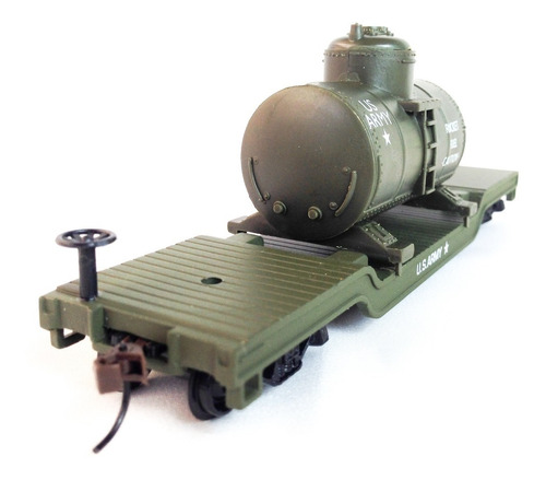 Ear Tren Ho Vagon Model Power Plana C/tanque Us Army Nudillo