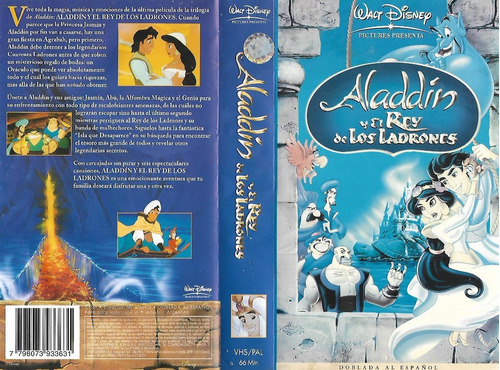 Aladdin Y El Rey De Los Ladrones Vhs Walt Disney
