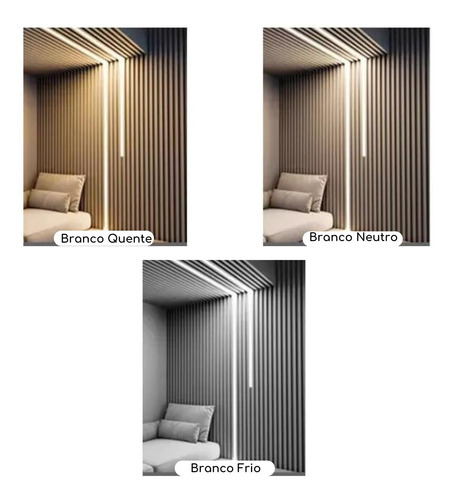 Kit Fita Para Perfil De Led 5m Iluminação Efeito Sequencia