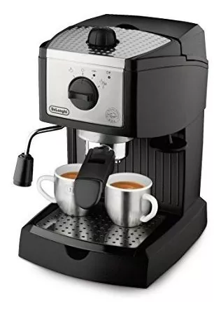 Máquina Para Hacer Café Espresso Y Capuchino, Inox Negro