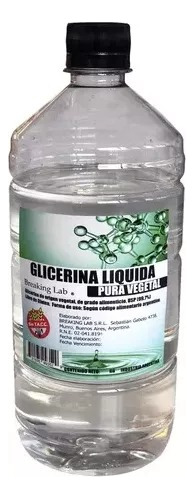 Glicerina Liquida Pura Vegetal 1000g 1 Kilo Breaking Lab 