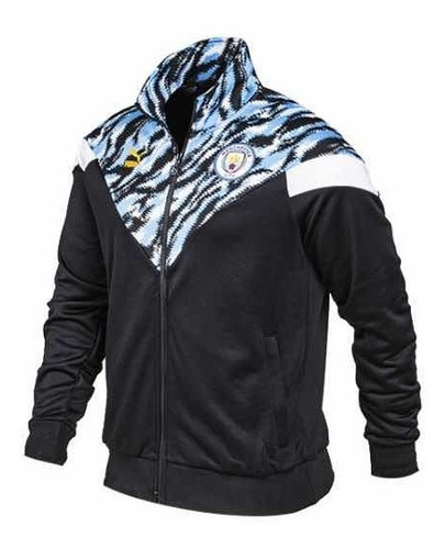 Campera Puma Manchester City Iconic Negra 20/21