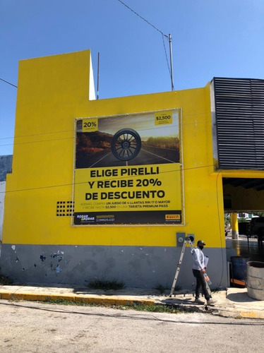 Lona Impresa Personalizada Publicidad Eventos Anuncio M2 2pz Negro