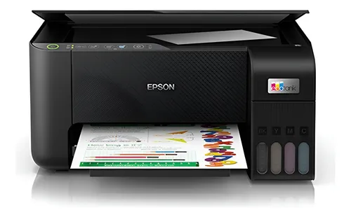 Impressora Multifuncional Epson Ecotank L3250 Wi-fi Wireless Preto