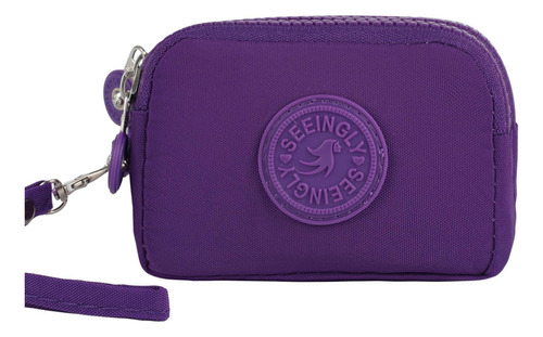 Llavero Impermeable De Nylon, Bolsa Para Llaves Con Cremalle