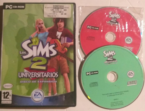 The Sims 2 - Universitarios - Expansion + Manual - Juego Pc