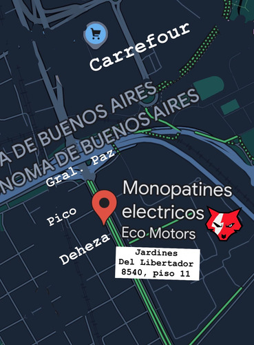 Monopatín Minimotors Teverun Blade Mini Ultra 60v Negro