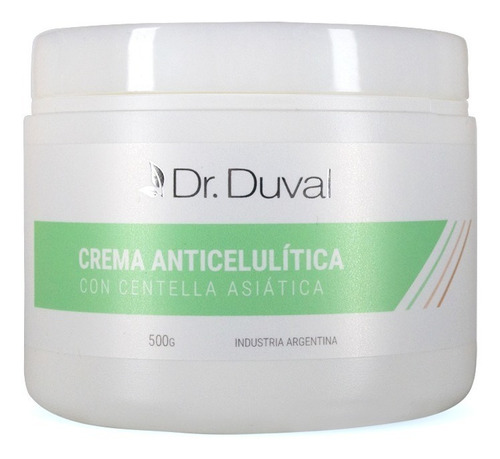 Crema Anticelulítica Con Centella Asiática X 500 Gr Duval