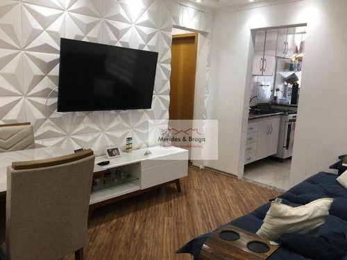 Imagem 3 de 21 de Apartamento À Venda, 58 M² Por R$ 179.000,00 - Portal Dos Gramados - Guarulhos/sp - Ap1062