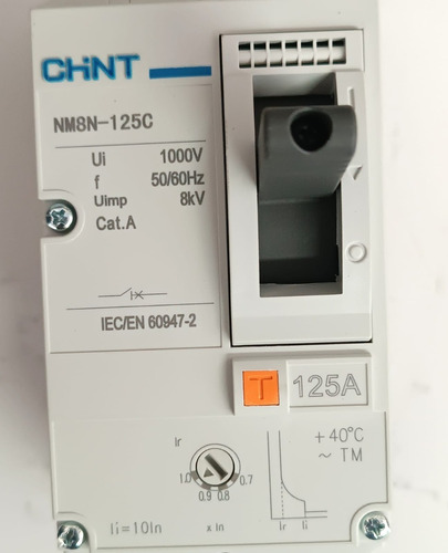 Interruptor Termomagnético Nm8n 2 Polos Marca Chint