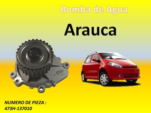 Imagen 1 de 1 de Bomba Agua Chery Arauca X1 Qq6