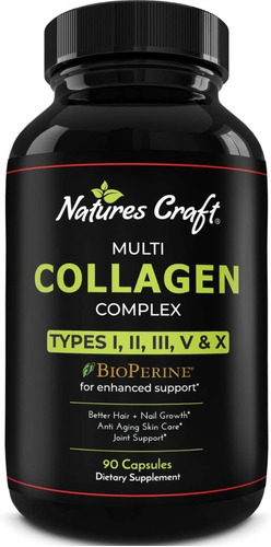 Colageno - 90 Caps Natures Craf - - Unidad a $2578