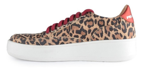 Imagen 6 de 9 de Zapatillas Zapatos Sneakers De Mujer De Cuero Khan - Ferraro