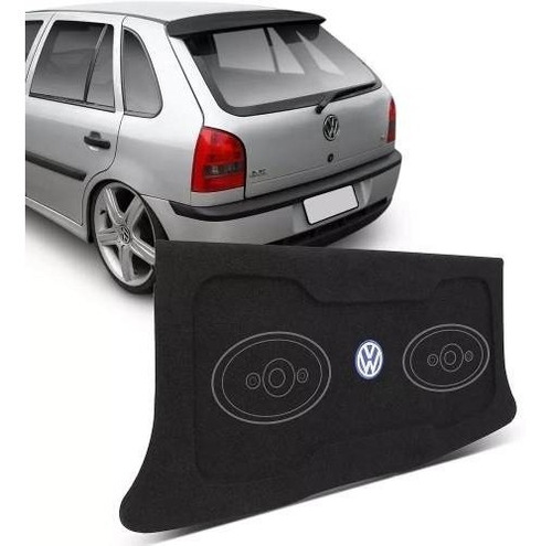 Tampao Porta Malas Gol G2 G3 96 05 Carpete Grafite Bagagito