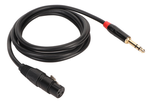 Cable De Micrófono Xlr Hembra A 1/4 Pulgadas Trs Balanced De