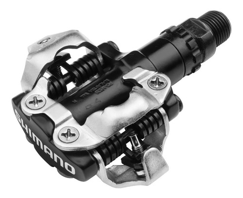 Imagen 2 de 7 de Pedales Automaticos Shimano Pd-m520 Mtb Calas Negros.