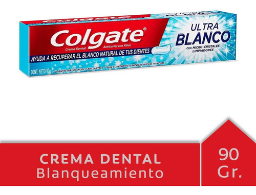 Pasta Dental  Ultra Blanco 14 Días X90gr Colgate