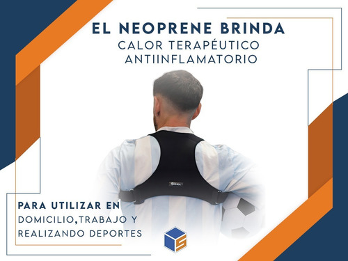 Corrector Postura Espalda. Espaldera Postural Neoprene Dema