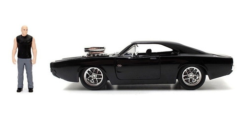 Figura Dom's Dodge Charger 1970 Rápidos Y Furiosos 1:24 Jada