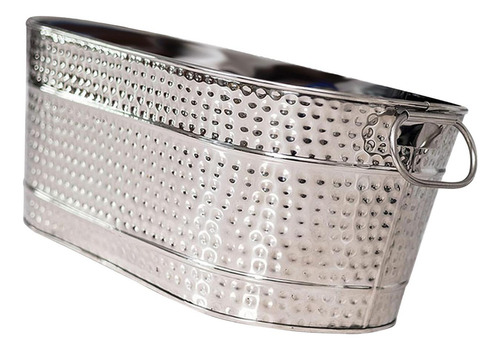 Cubo De Hielo Galvanizado, Soporte For Hielo, Cubo De Vino